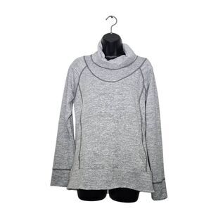 Kuhl Lea Sweater Size Medium Pullover Gray Funnel Neck